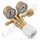 Flaschendruckminderer Helium Argon 200 bar 1-stufig bis 200 bar regelbar - Anschluss W21,8x1/14" DIN 477-1 Nr.6 - Ausgang 6 mm KRV - Messing 4.6 - GASARC TECH MASTER GPS421