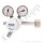 Flaschendruckminderer Helium 200 bar 1-stufig bis 6 bar regelbar - Anschluss W21,8x1/14" DIN 477-1 Nr.6 - Ausgang 6 mm KRV - Messing vernickelt 5.0 - GASARC LAP MASTER LGS501