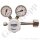 Flaschendruckminderer Helium 5.0 200 bar - bis 10 bar regelbar - 2-stufig - Messing vernickelt - Ausgang KRV 6mm - GASARC LAP MASTER LGT501