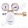 Flaschendruckminderer Helium 4.6 300 bar - bis 3,5 bar regelbar- 1-stufig - Messing - Ausgang ohne Ventil KRV 6mm - GASARC TECH MASTER GPS400