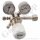 Flaschendruckminderer Helium Argon 300 bar 1-stufig bis 6 bar regelbar - Anschluss W30x2 DIN 477-5 Nr.54 - Ausgang KRV 6 mm - FKM - Edelstahl 6.0 - GASARC CHEM MASTER SGS600