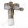 Flaschendruckminderer Helium 6.0 300 bar - bis 20 bar regelbar - 2-stufig - Edelstahl - Ausgang ohne Ventil KRV 6mm - GASARC CHEM MASTER SGT621