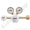 Flaschendruckminderer Pr&uuml;fgas 200 bar 2-stufig 0,3...