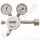 Flaschendruckminderer Prüfgas 200 bar 1-stufig bis 6 bar regelbar - Anschluss M19x1,5 LH DIN 477-1 Nr.14 - Eingang Rechts - Ausgang 6 mm KRV - FKM -Edelstahl 6.0 - GASARC CHEM MASTER SGS600