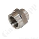 Gewindemuffe G 3/8" IG x G 1/2" IG - Länge...