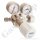 Flaschendruckminderer Stickstoff 200 bar 1-stufig bis 50 bar regelbar - Anschluss W24,32x1/14" DIN 477-1 Nr.6 - Ausgang 6 mm KRV - FKM - Edelstahl 6.0 - GASARC CHEM MASTER SGS621