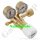 Flaschendruckminderer Wasserstoff 4.5 300 bar - bis 50 bar regelbar - 1-stufig - Messing - Ausgang KRV 6mm - GASARC TECH MASTER GPS421