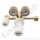 Flaschendruckminderer Wasserstoff 4.5 200 bar - bis 0,5 bar regelbar- 2-stufig - Messing - Ausgang KRV 6mm - GASARC TECH MASTER GPT401
