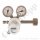 Flaschendruckminderer Methan Wasserstoff 200 bar 1-stufig bis 1,5 bar regelbar - Anschluss W21,8x1/14" LH DIN 477-1 Nr.1 - Ausgang 6 mm KRV - Messing vernickelt 5.0 - GASARC LAP MASTER LGS501