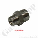 Doppelnippel 1/2" NPT AG x 1/4" NPT AG - 630...