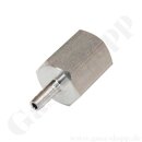 Schlauchtülle RST 1/8" x 1/8" NPT IG - Edelstahl - Gewindetülle mit Schlauchanschluss / Adapter Schlauch Rohrstutzen