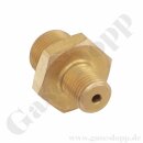 Doppelnippel M19x1,5 LH AG x 1/4" NPT AG - Adapter...