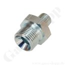 Doppelnippel G 1/2" AG x 1/4" NPT AG - 310 bar...