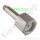 Flaschenanschluss UNI 4407 / UNI3 - W 30 x 1/14" LH x 1/4" NPT AG - NH3 Ammoniak - Länge 90 mm - Edelstahl - 200 bar