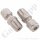 Einschraubverschraubung gerade - RVS 6 mm x 1/4" NPT AG - Doppelklemmring Rohrverschraubung (RVS) metrisch auf NPT Außengewinde AG - Edelstahl - Parker M6MSC1/4N-316