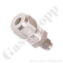 Reduzierverschraubung gerade - RVS 6 mm x RVS 1/16"...