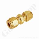 Verschraubung gerade - RVS 6 mm x RVS 6 mm -...