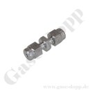 Verschraubung gerade - RVS 1/16" x RVS 1/16" -...