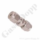 Verschraubung gerade - RVS 3 mm x RVS 3 mm -...