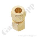 Aufschraubverschraubung gerade - RVS 10 mm x G 1/2"...