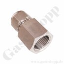 Aufschraubverschraubung gerade - RVS 12 mm x G 1/2"...