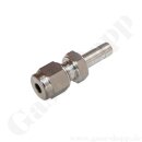 Reduzierschraubverschraubung - RVS 1/8" x RST 6 mm - Doppelklemmring Rohrverschraubung (RVS) zöllig auf Rohrstutzen (RST) metrisch - Edelstahl - HAM-LET