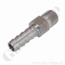 Schlauchtülle 1/4" (6,4 mm) x 1/8" NPT AG - Gewindetülle mit Schlauchanschluss / Aussengewindetülle Edelstahl