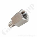 Schlauchtülle 1/2" x 1/2" NPT IG - Edelstahl - InnenGewindetülle mit Schlauchanschluss / Adapter Gewinde Schlauch