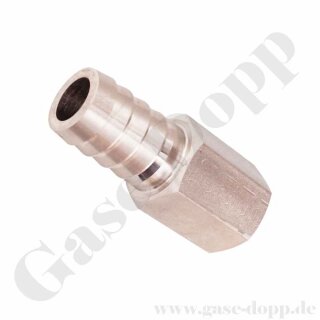 Schlauchtülle 1/2" x 1/4" NPT IG - Edelstahl - InnenGewindetülle mit Schlauchanschluss / Adapter Schlauch Rohrstutzen