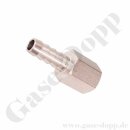 Schlauchtülle 1/4" x 1/8" NPT IG - Edelstahl - Gewindetülle mit Schlauchanschluss / Adapter Schlauch Rohrstutzen