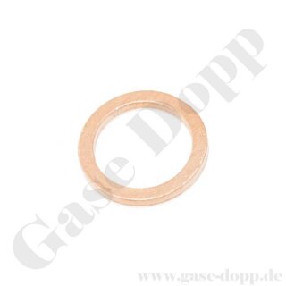 Dichtung 18 x13 x 2 mm - Kupfer Dichtscheibe - u.a. für Ventil BV777096 / Druckregelstation MM 400-2 - GCE 311866131820