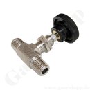 Nadelventil - IN / OUT 1/4" NPT AG - gerader...