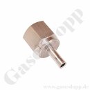 Rohrstutzen RST 1/4" x 1/4" NPT IG - NPT Innengewinde auf Rohrstutzen - Edelstahl