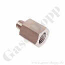 Reduzierung 1/8" NPT AG x 1/4" NPT IG - 455 bar - Edelstahl - Adapter NPT Aussengewinde x NPT Innengewinde