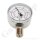 Manometer Ø 50 mm -1,0 bis 1,5 bar / 1 bar - 1/4" NPT AG Anschluss (6 Uhr) - Messing verchromt