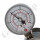 Manometer Ø 50 mm -1,0 bis 1,5 bar / 1 bar - 1/4" NPT AG Anschluss (6 Uhr) - Messing verchromt