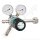Flaschendruckminderer Argon 200 bar 1-stufig bis 3,0 bar regelbar - Anschluss W21,8x1/14" DIN 477-1 Nr.6 - Ausgang 1/4" KRV - Messing verchromt 6.0 - GCE Druva CPLH0SJ