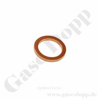 Dichtung Dichtscheibe 19,0 x 16 x 5,0 x 0,5 mm Kupfer - u.a. für - FA DIN477-1 Nr.6 10
