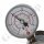 Manometer Ø 50 mm -1,0 bis 1,5 bar / 1 bar - 1/4" NPT AG Anschluss (6 Uhr) - Edelstahl