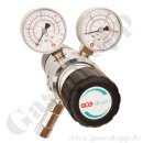 Reinstgasdruckminderer 300 bar - 0,5 bis 10 bar regelbar - 2-stufig - IN / OUT NPT 1/4" IG - 6 Port - Eingang Rechts - Edelstahl 6.0 - GCE Druva CSLH0DJ