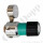 Leitungsdruckminderer bis 3 bar regelbar - Eingang max. 50 bar Rechts - 1-stufig - IN / OUT 1/4" NPT IG - 4 Port - ohne Sicherheitsüberdruckventil - Messing verchromt 6.0 - GCE Druva LPLH0SF