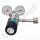 Flaschendruckminderer Argon Helium 200 bar 2-stufig bis 3,0 bar regelbar - Anschluss W21,8x1/14" DIN 477-1 Nr.6 - Ausgang 1/4" NPT IG - 20 m&sup3;/h - Messing verchromt 6.0 - GCE Druva CPLH0DJ