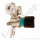 Flaschendruckminderer Prüfgas 200 bar 1-stufig bis 6 bar regelbar - Anschluss M19x1,5 LH DIN 477-1 Nr.14 - Eingang Rechts - Ausgang 6 mm KRV - EPDM - Edelstahl 6.0 - GCE Druva CSLHESJ