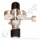 Flaschendruckminderer Pr&uuml;fgas 200 bar 2-stufig bis...