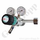Flaschendruckminderer Helium 200 bar 2-stufig 0,2 bis 2,0...