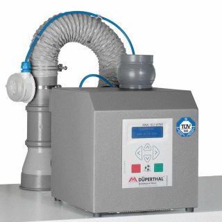 Entlüftungsaufsatz NW75 - Abluftüberwachung mit Ventilator für Gasflaschenschrank - DÜPERTHAL 2.00.320-1