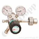 Flaschendruckminderer Pr&uuml;fgas 200 bar 2-stufig 0,2...
