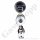 Labor Entnahmedruckminderer Basisversion mit Absperr- & Regulierventil - Messing verchromt - max. 40 bar / 0,5 - 10,5 bar regelbar - Eingang G 3/8" IG hinten - Ausgang G 1/4" IG unten - GCE DRUVA EMD310008