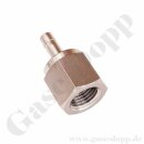 Rohrstutzen RST 6 mm x 1/4" NPT IG - NPT Innengewinde auf Rohrstutzen - Edelstahl