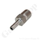 Rohrstutzen RST 6 mm x 1/4" NPT AG - NPT Aussengewinde auf Rohrstutzen - Edelstahl